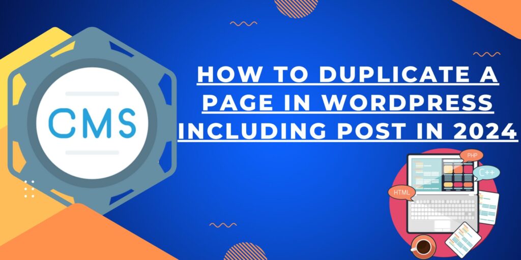 duplicate a page in wordpress